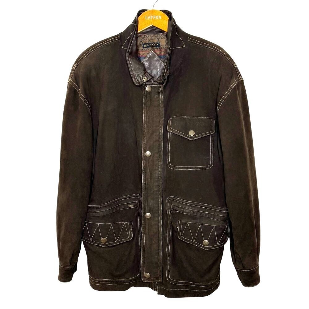 Vintage Lanvin leather coat